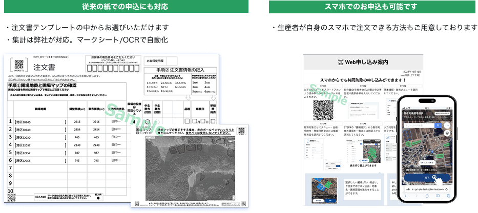 注文書作成・配布・集計をAXのイメージ画像