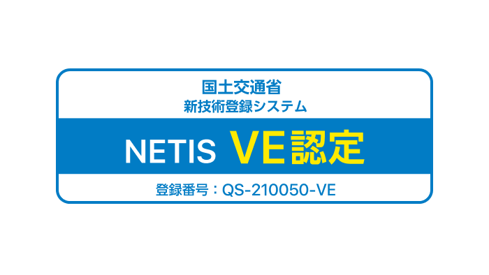 NETIS VE認定イメージ
