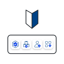 ID、SaaS、物品管理まで含めてIT資産を一元管理できるオールインワン設計を示すイメージ