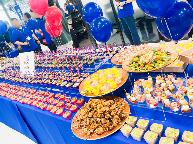 エントランス料理写真