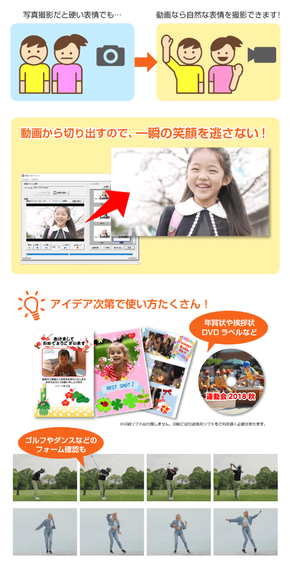 最高の一瞬は動画から